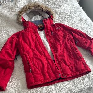 Mountain Hardwear Red Insulated Jacket